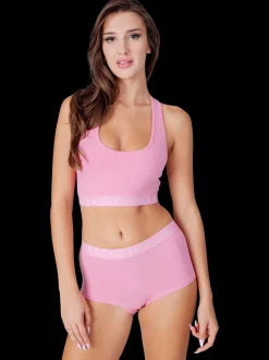 Dames 2-pack Boxershorts Effen