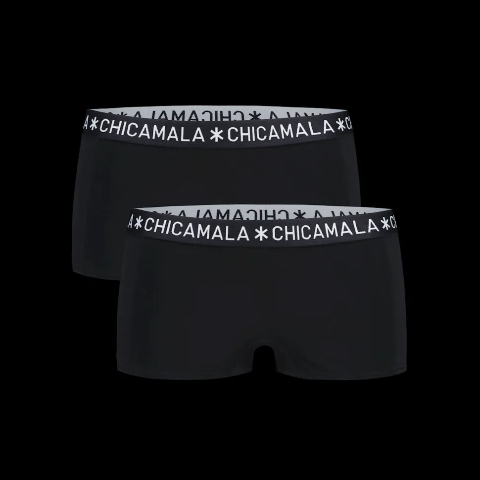 Dames 2-pack Boxershorts Effen