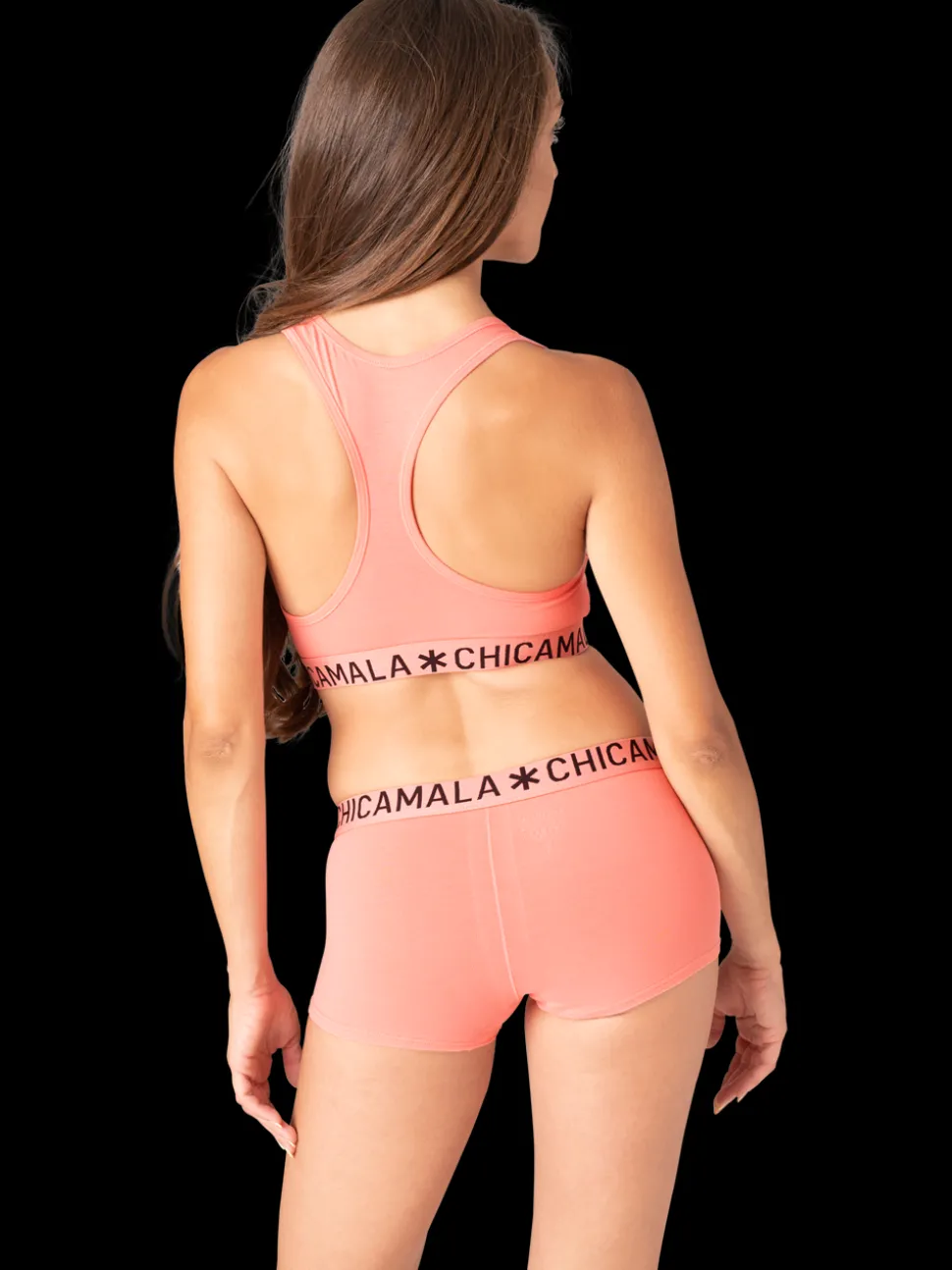 Dames 2-pack Racerback Effen