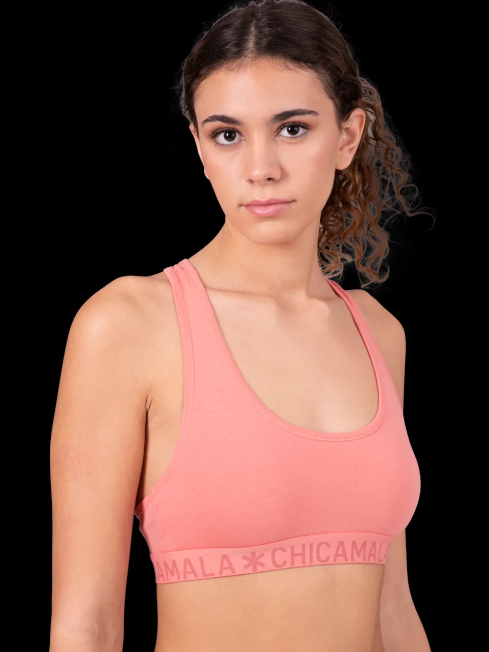 Dames 1-pack Racerback Effen
