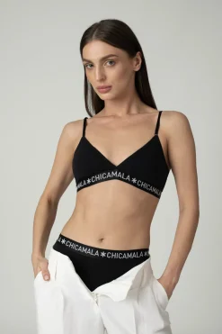 Dames 1-pack Triangle Top Effen