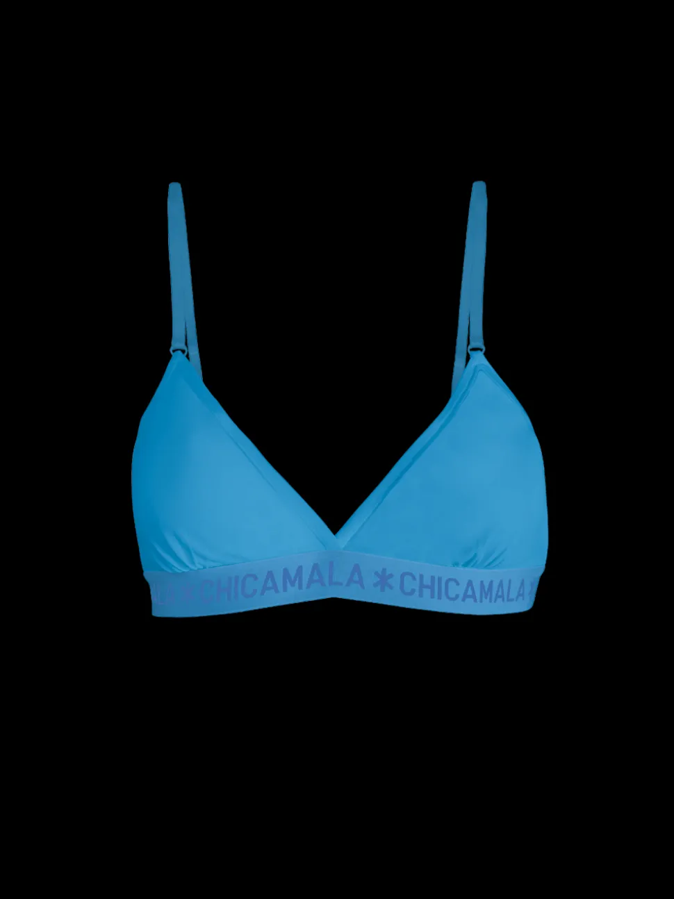 Dames 1-pack Triangle Top Effen