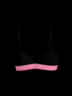 Dames 1-pack Triangle Top Effen
