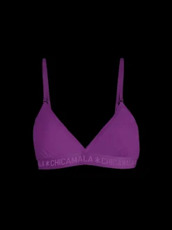 Dames 1-pack Triangle Top Effen