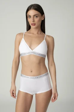 Dames 1-pack Triangle Top Effen