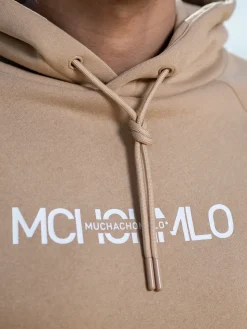Heren Hoodie Beige
