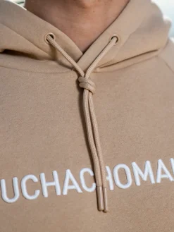 Heren Hoodie Beige