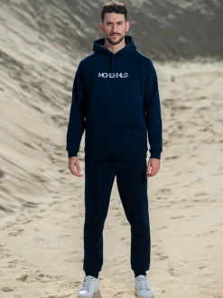 Heren Hoodie Blauw