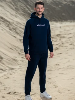 Heren Hoodie Blauw