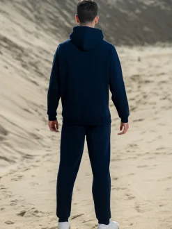 Heren Hoodie Blauw