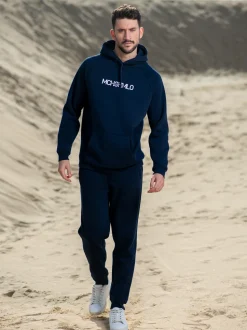 Heren Hoodie Blauw