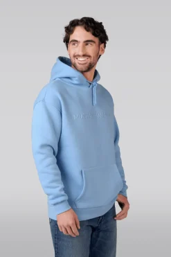 Heren Hoodie Lichtblauw
