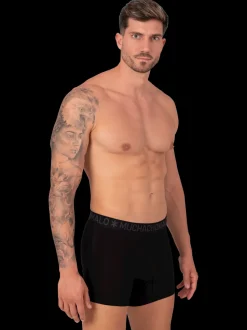 Heren 2-pack Bamboe Boxershorts Effen