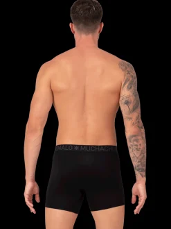 Heren 2-pack Bamboe Boxershorts Effen