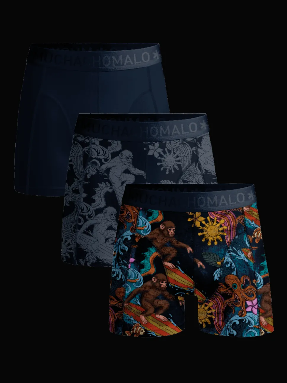 Heren 3-pack Boxershorts