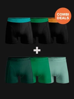Heren 3+3-pack Boxershorts