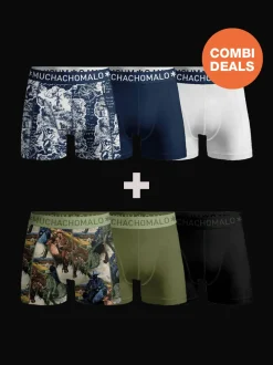Heren 3+3-pack Boxershorts