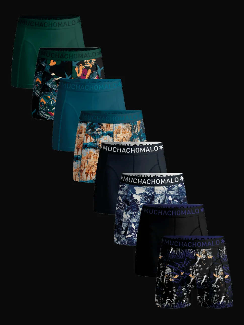 Heren 8-pack Boxershorts
