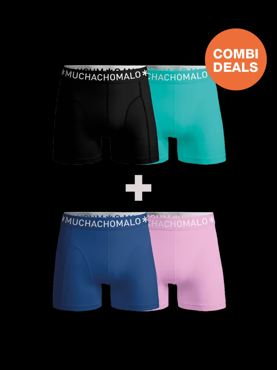 Heren 2+2-pack Boxershorts