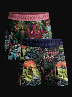 Heren 2-pack Boxershorts Ancient Civilizations