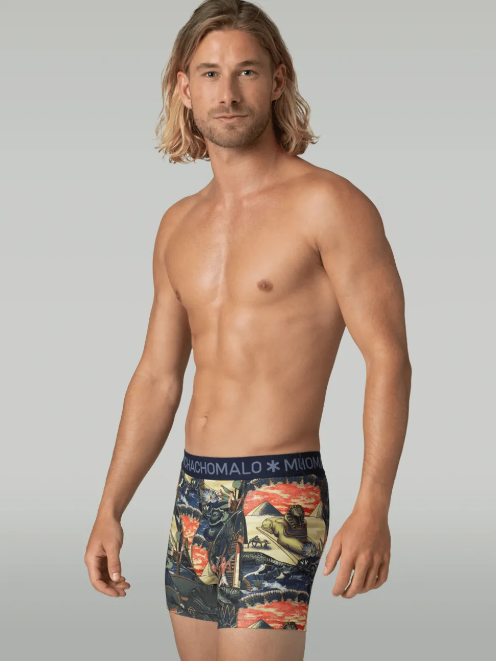 Heren 2-pack Boxershorts Ancient Civilizations