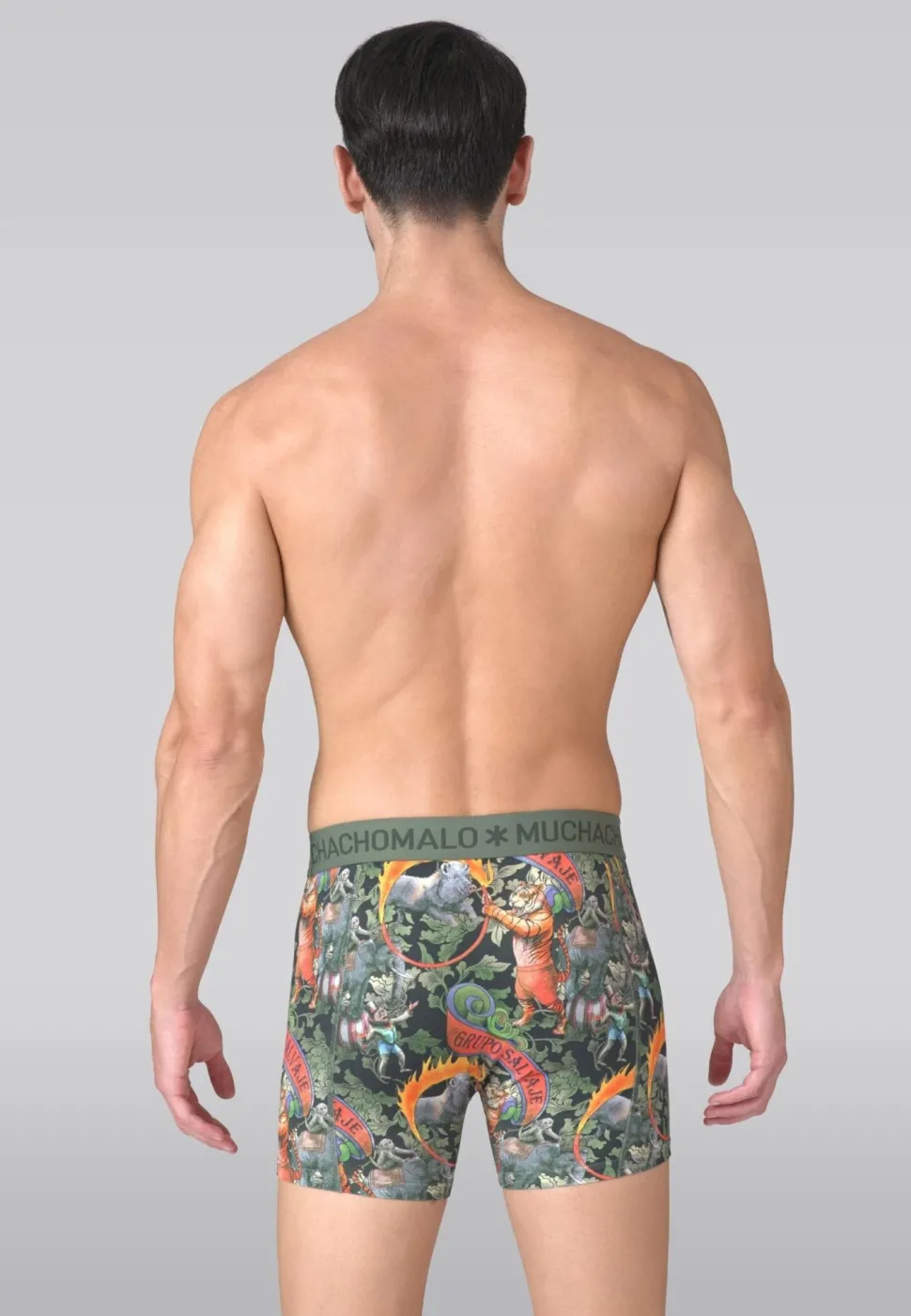 Heren 3-pack Boxershorts Circus Animals