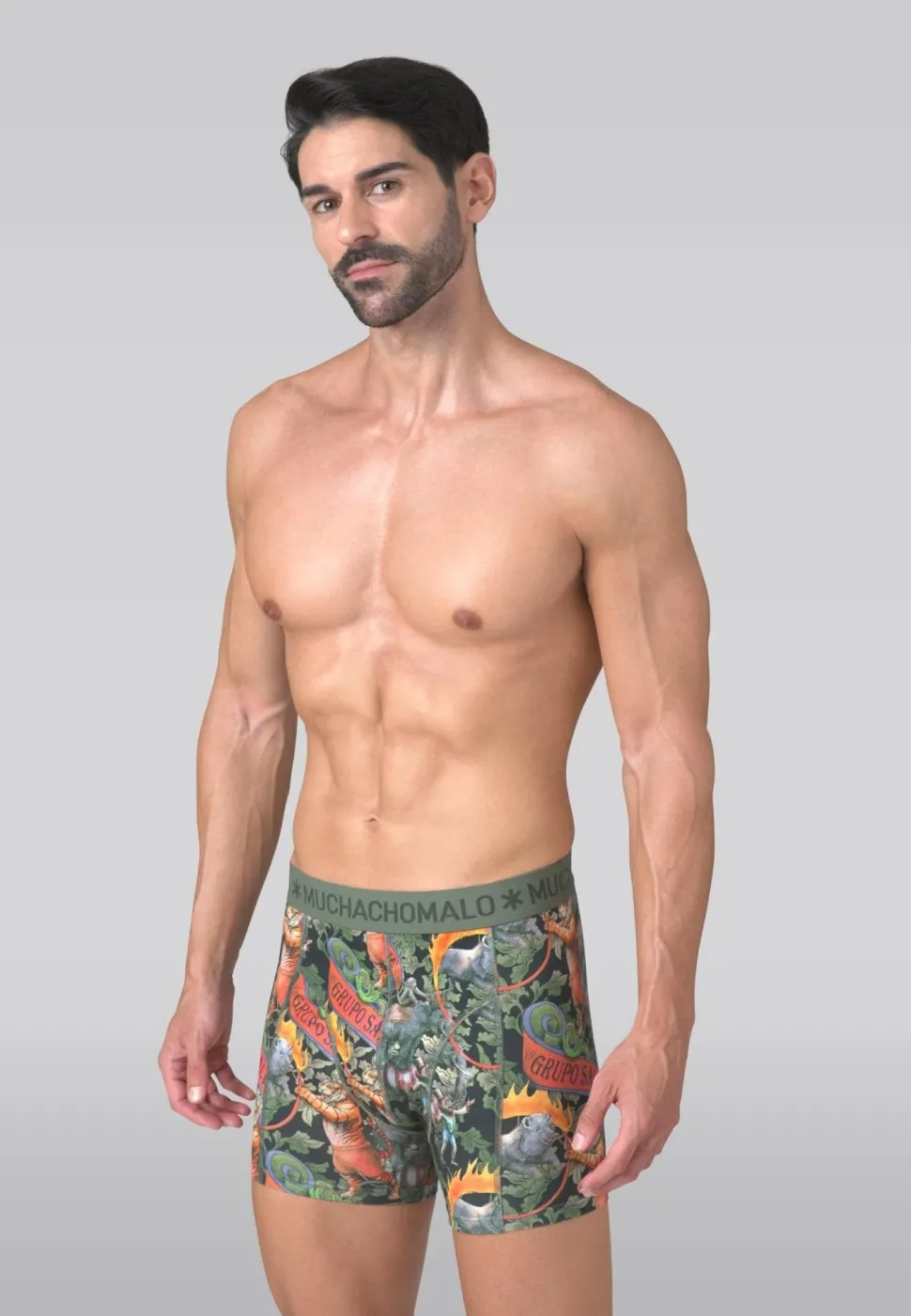 Heren 2-pack Boxershorts Circus Animals