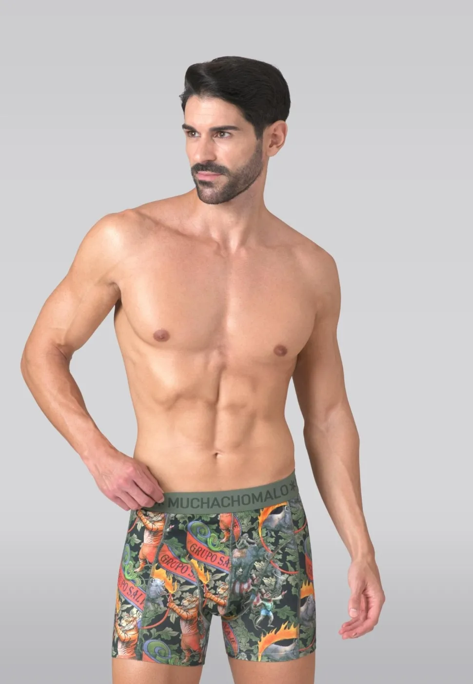 Heren 2-pack Boxershorts Circus Animals