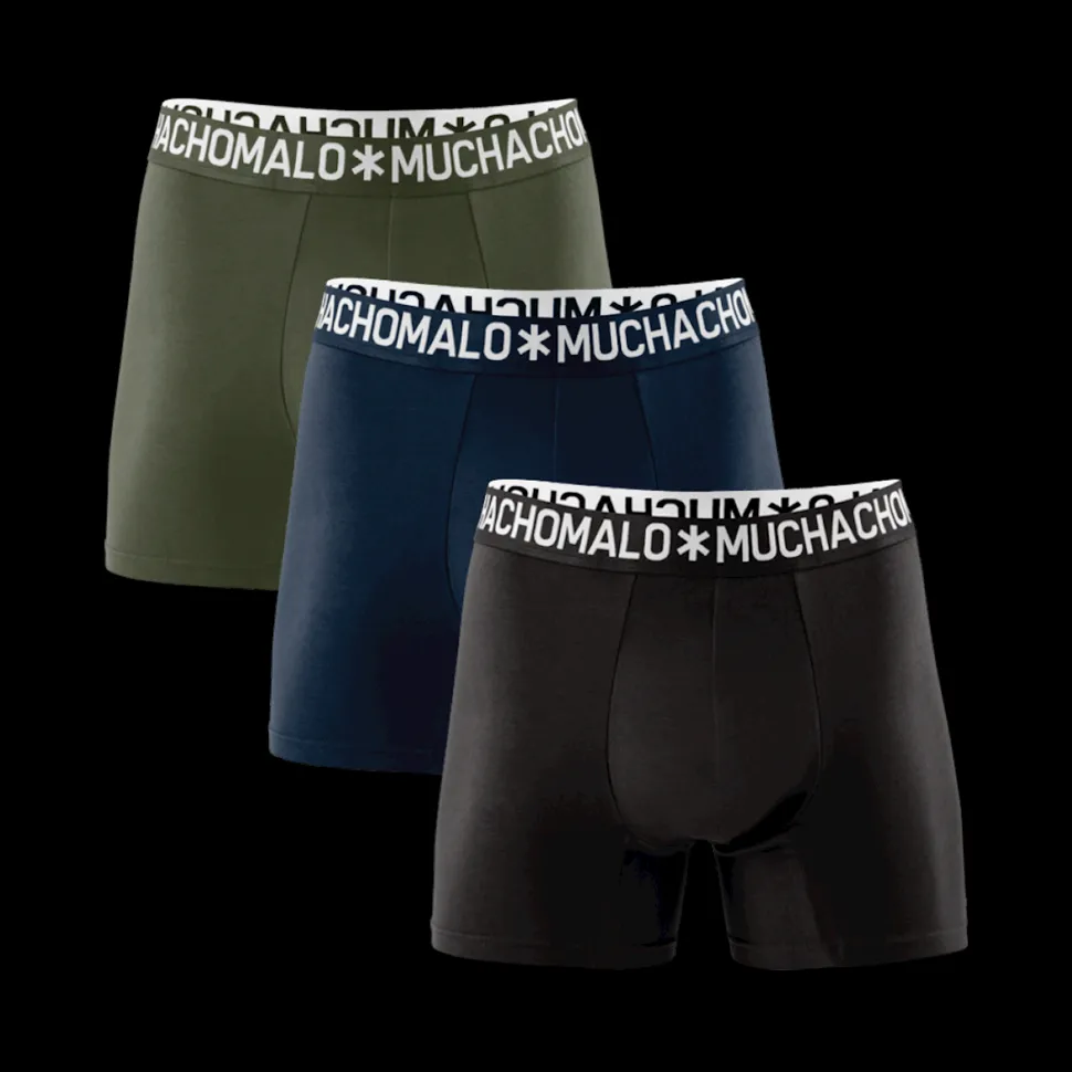 Heren 3-pack Boxershorts Effen Licht Katoen