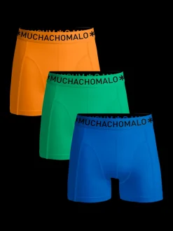 Heren 3-pack Boxershorts Effen