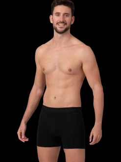 Heren 2+2-pack Boxershorts Effen