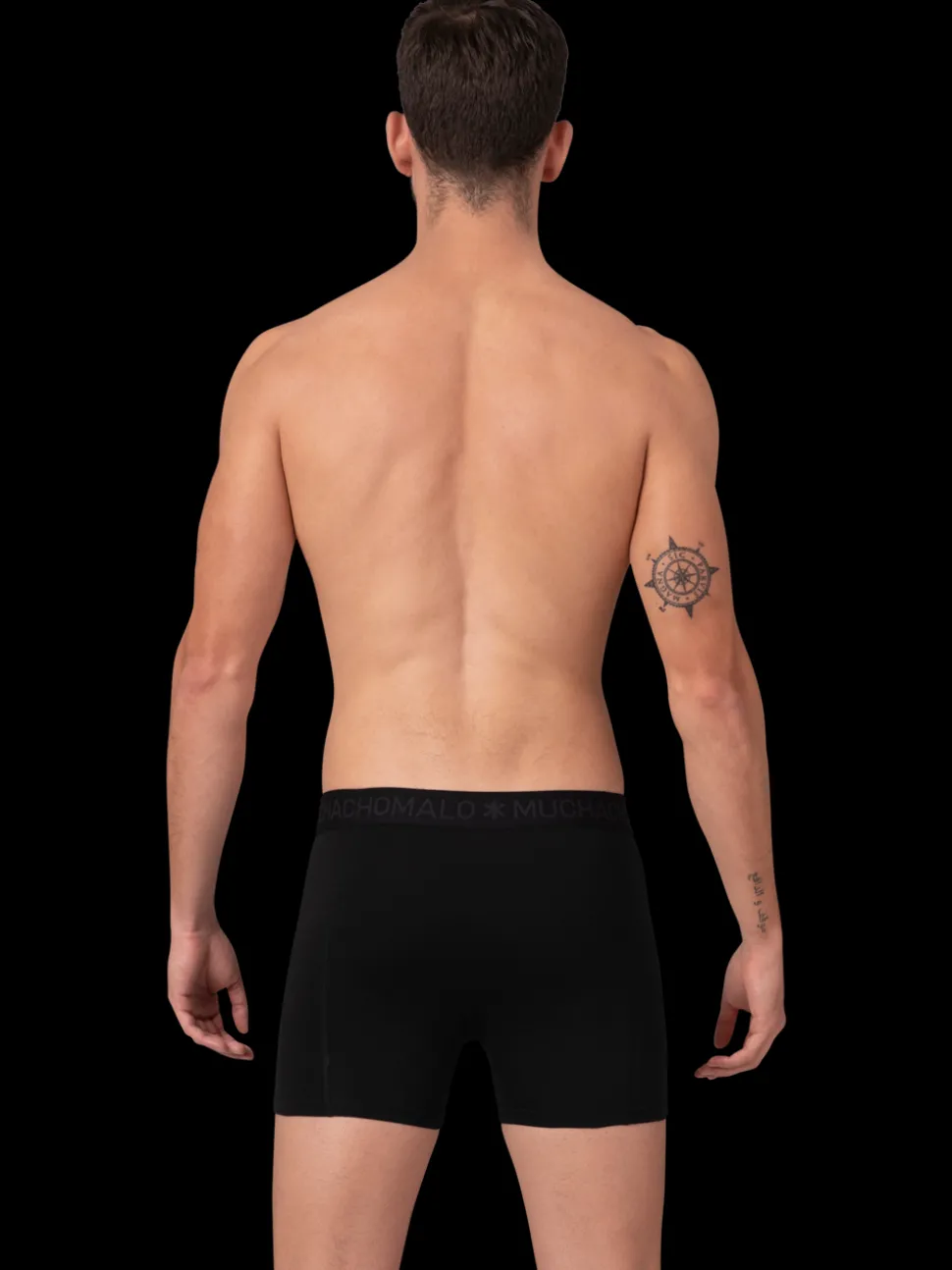 Heren 2+2-pack Boxershorts Effen