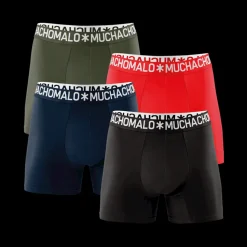 Heren 4-pack Boxershorts Effen Licht Katoen