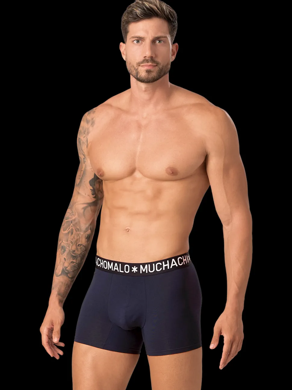 Heren 4-pack Boxershorts Effen Licht Katoen
