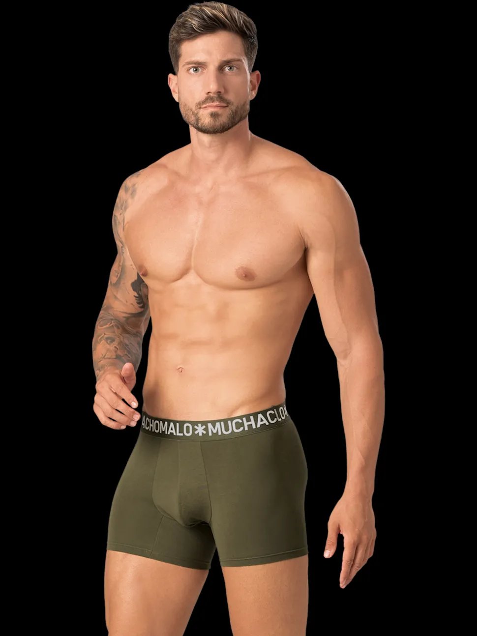 Heren 4-pack Boxershorts Effen Licht Katoen