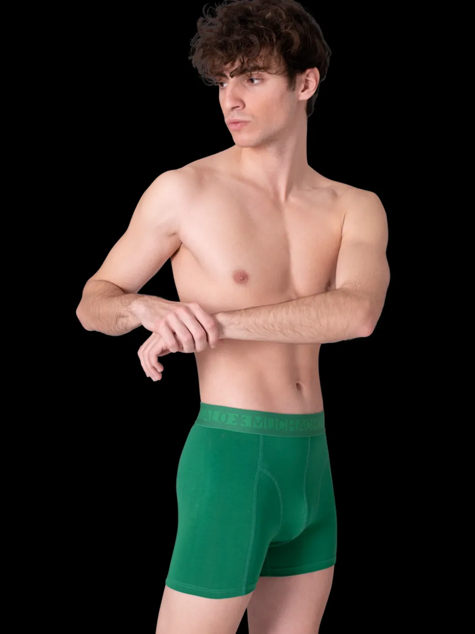Heren 2-pack Boxershorts Effen