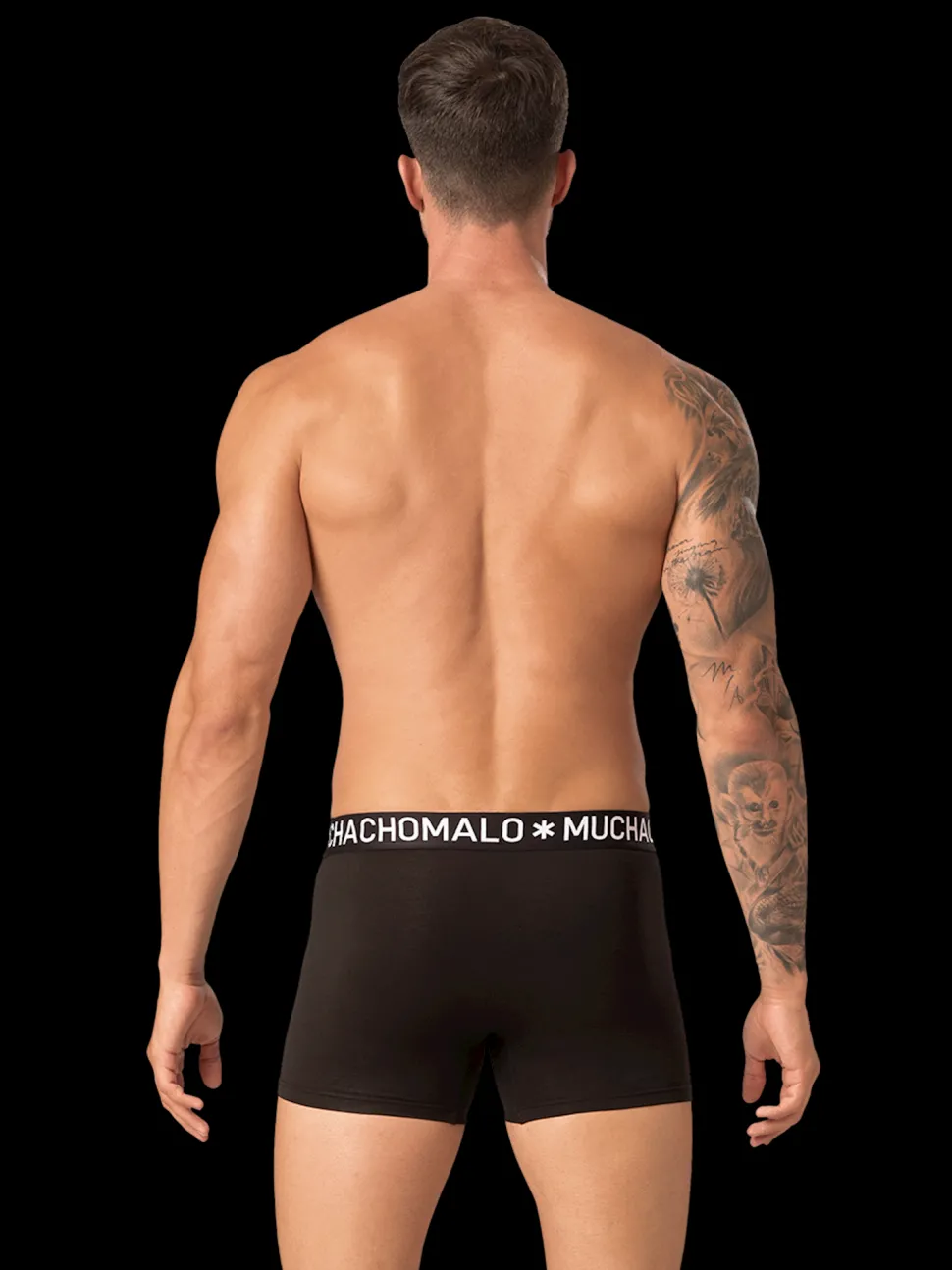 Heren 2-pack Boxershorts Effen Licht Katoen