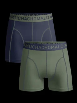 Heren 2-pack Boxershorts Effen