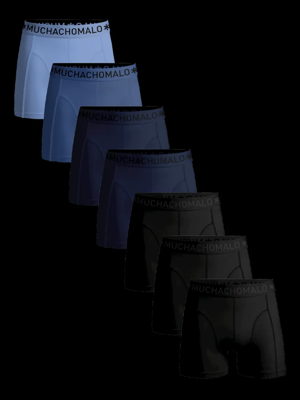 Heren 7-pack Boxershorts Effen