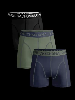 Heren 3-pack Boxershorts Effen