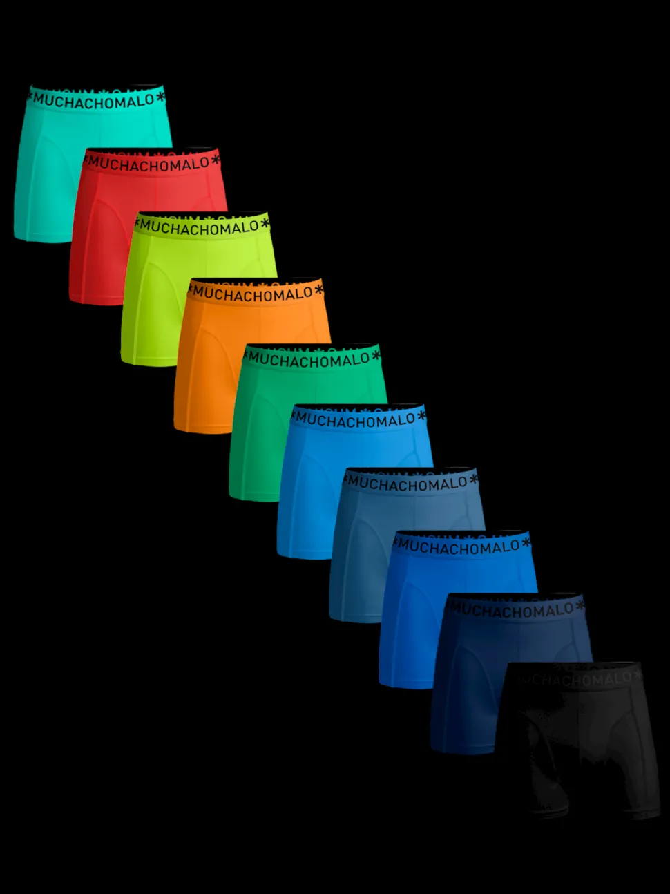 Heren 10-pack Boxershorts Effen