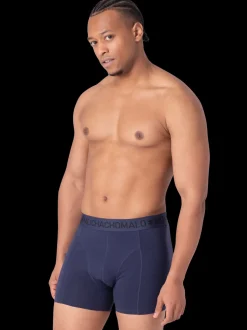 Heren 2+2-pack Boxershorts Effen