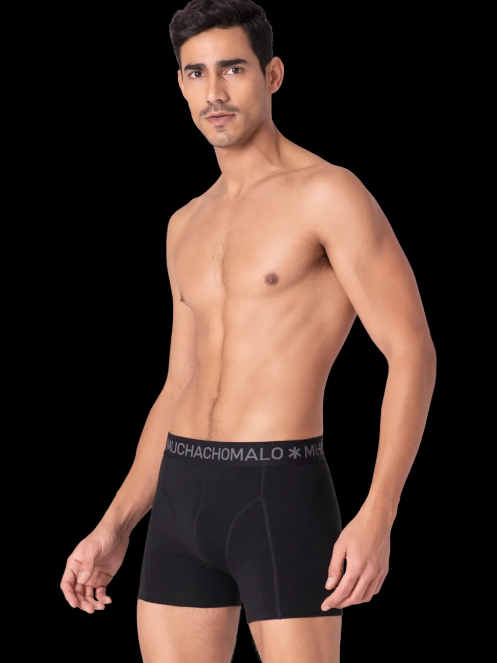 Heren 2+2-pack Boxershorts Effen
