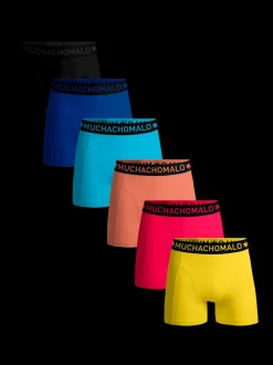 Heren 6-pack Boxershorts Effen