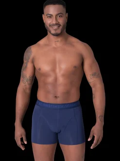 Heren 2-pack Boxershorts Effen