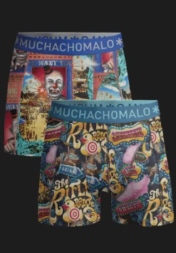 Heren 2-pack Boxershorts Funfair