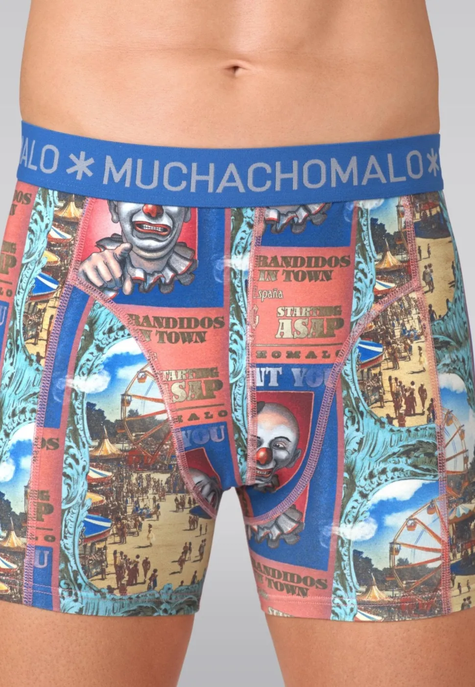 Heren 2-pack Boxershorts Funfair