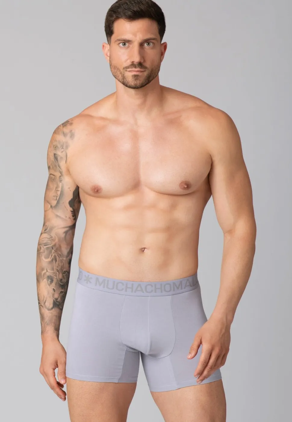 Heren 2-pack Boxershorts Licht Katoen