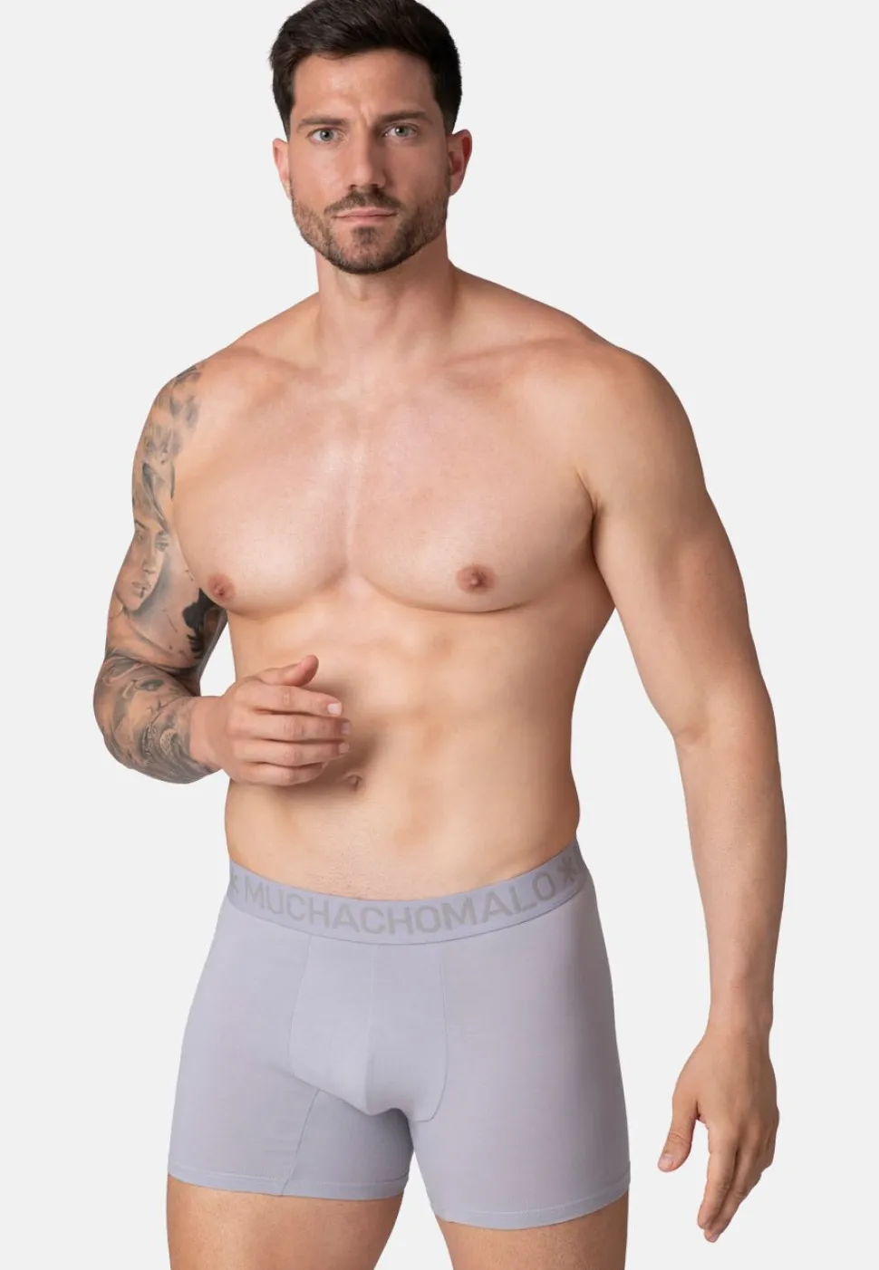 Heren 2-pack Boxershorts Licht Katoen