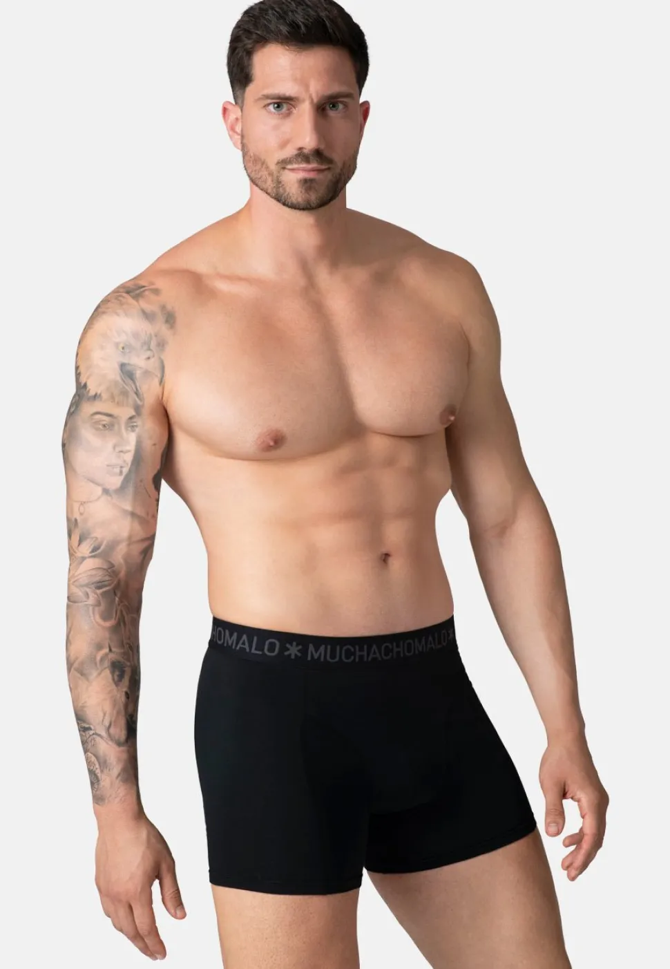 Heren 3-pack Boxershorts Licht Katoen